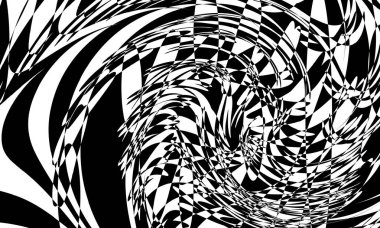 beyaz arkaplanda siyah huni deseni tasarım için yaratıcı duvar kağıdı