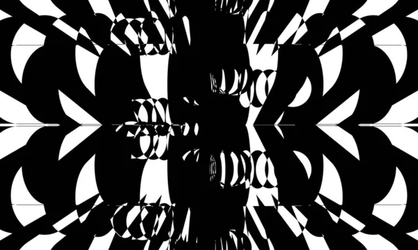Extraordinary Black Pattern Art Style White Background Modern Design Concept — Stock Vector