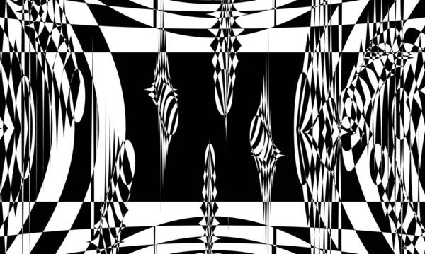 デザインのための白い背景の創造的な壁紙の黒の芸術パターン — ストックベクタ