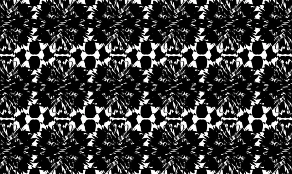 Motif Noir Dans Style Art Hypnotisant Illusion Optique — Image vectorielle