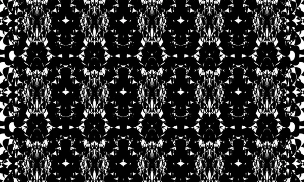 Mysteriöses Schwarzes Muster Faszinierende Textur Mit Optischer Täuschung — Stockvektor