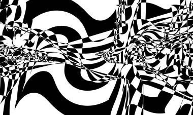 Modern tasarım için orijinal doku siyah sanatsal desen