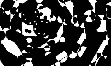 Orijinal siyah desenler tasarım için modern duvar kağıtlarını çarpıtıyor