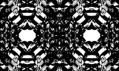 büyüleyici siyah op-art desenli yaratıcı tasarım benzersiz duvar kağıdı