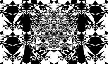 Modern operasyon sanatını optik illüzyonla kaplamak için yaratıcı desen