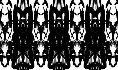 Modern ve sanatsal tasarım için siyah ve beyaz soyut arkaplan