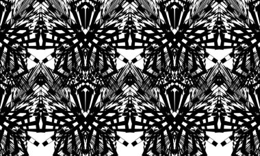 tasarım için modern siyah desenli duvar kağıdı