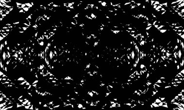 Modern tasarım için inanılmaz bir monokrom duvar kâğıdı. Operasyon sanatında eşsiz bir desen.