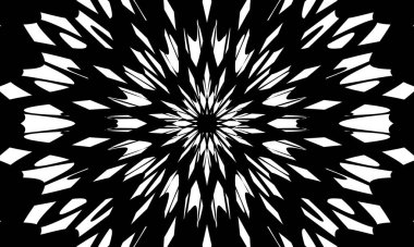 Yaratıcı tasarım için mistik monokrom duvar kağıdı