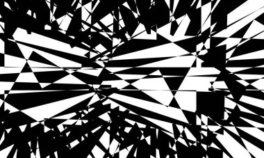 Beyaz arka planda siyah desenler yaratıcı optik illüzyon