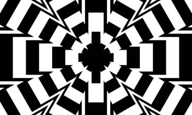 Modern operasyon sanatının kapağı için siyah desen