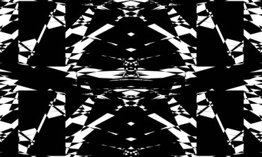 Fütürist siyah operasyon sanatı stili muhteşem optik illüzyon