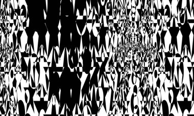 optik illüzyondaki siyah desen büyüleyici