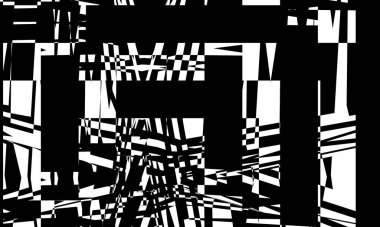 Beyaz arka planda operasyon sanatında olağanüstü siyah desen