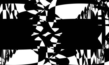 Beyaz arkaplandaki operasyon sanatında siyah desenler