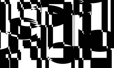 beyaz arkaplanda sanatsal siyah desen tasarım için yaratıcı duvar kağıdı