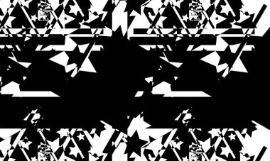 Beyaz zemin üzerinde siyah desen modern mistik duvar kağıdı