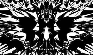 Optik illüzyonlu orijinal tasarım için işlem sanatı biçimi