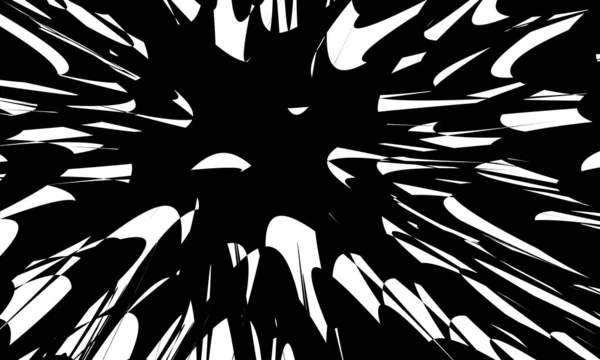 Fondo Pantalla Monocromo Místico Para Diseño Creativo — Vector de stock