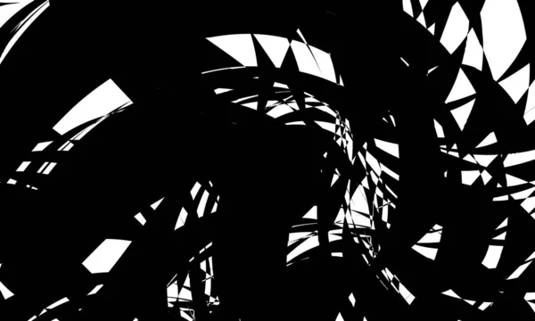 Noir Mystérieux Motif Art Design Moderne — Image vectorielle