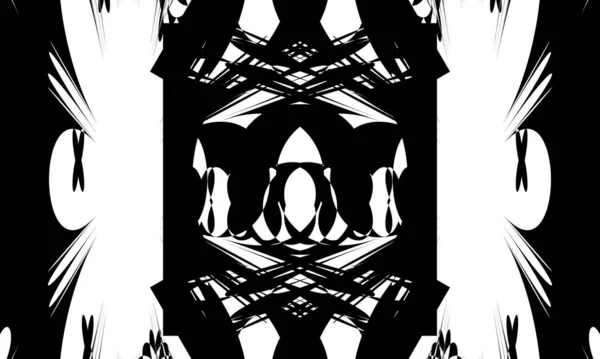 Schwarze Mystische Muster Originaltapete Für Design — Stockvektor