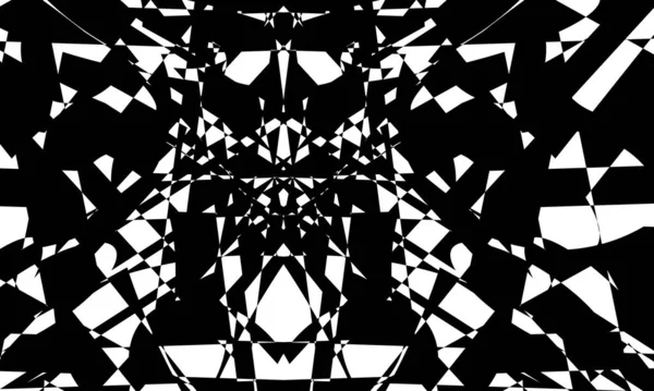 Original Black Patterns Design Mesmerizing Optical Illusion — Stock Vector