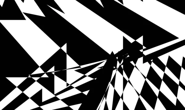Patrones Negros Originales Para Diseño Fascinante Ilusión Óptica — Archivo Imágenes Vectoriales