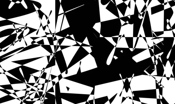 Operasyon sanatının yaratıcı tasarımında bozuk siyah desen