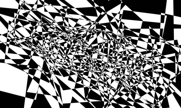 Beyaz zemin üzerinde soyut siyah desen modern tasarım