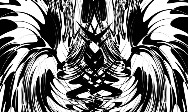 Abstracto Negro Patrones Textura Arte Estilo — Vector de stock