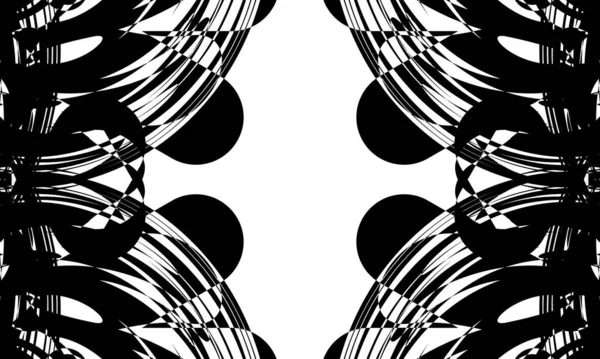 Patrón Arte Negro Estilo Moderno Fondo Pantalla Monocromo Para Diseño — Vector de stock