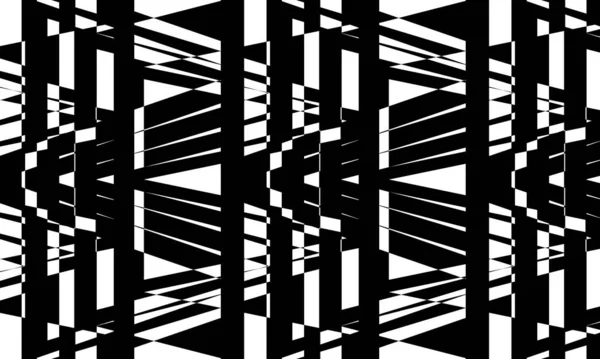 黒のパターンは白い背景に光の錯覚を生み出します — ストックベクタ