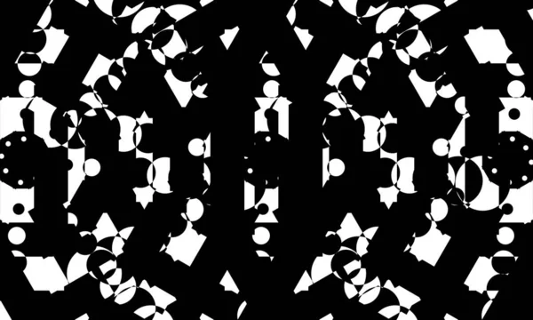 Patrón Negro Abstracto Dando Ilusión Superficie Desigual — Archivo Imágenes Vectoriales