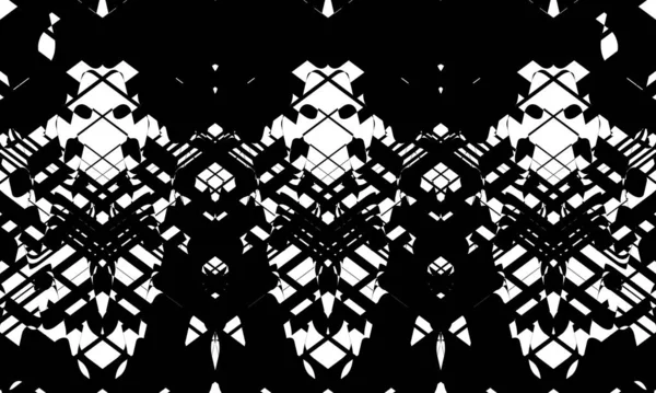 Papier Peint Mystique Monochrome Motifs Hypnotisants — Image vectorielle