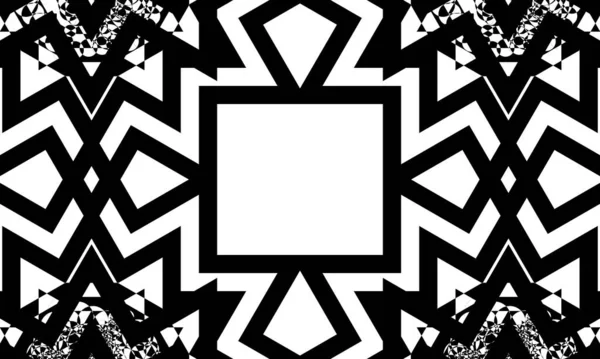 Czarne Wzory Stylu Art Białym Tle Nowoczesny Design — Wektor stockowy