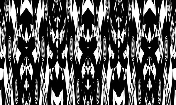 Operasyon sanatında çarpık monokrom duvar kağıdı ilginç model modern tasarım konsepti