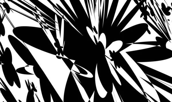 beyaz arkaplanda sanatsal siyah desen tasarım için yaratıcı duvar kağıdı