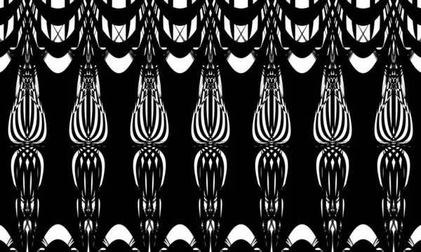 Zwart Wit Textuur Art Stijl Modern Design — Stockvector