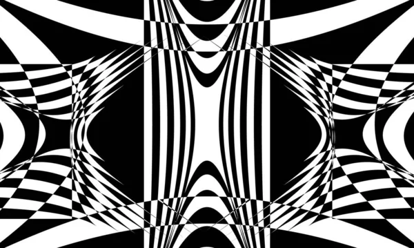 白色背景下现代设计中的神秘黑色行动艺术风格 — 图库矢量图片