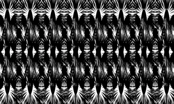 Oneffen Oppervlak Gecreëerd Door Optische Illusie Zwart Patroon Voor Modern — Stockvector