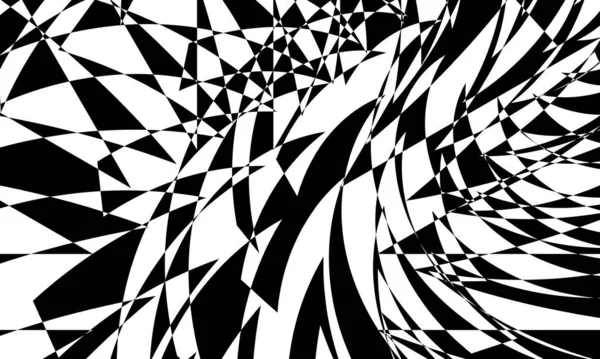 Monochromatická Tapeta Moderním Stylu Hypnotizující Art — Stockový vektor