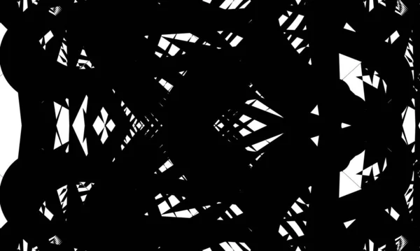 Mystérieux Motif Noir Texture Envoûtante Avec Illusion Optique — Image vectorielle