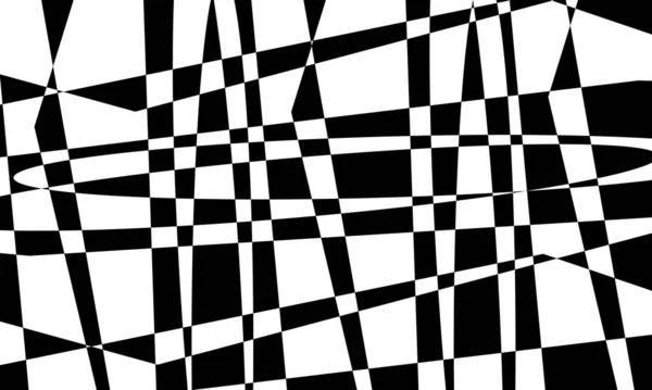Dynamisches Schwarzes Muster Erzeugt Eine Optische Täuschung — Stockvektor