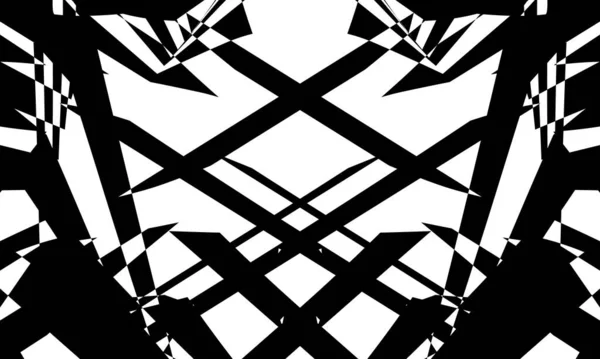 Abstrakter Hintergrund Stil Der Art Schwarzer Muster — Stockvektor
