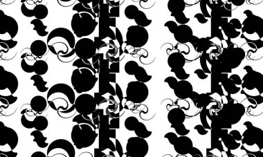 tasarım için op sanat stili monokrom dokusunda yaratıcı desenler