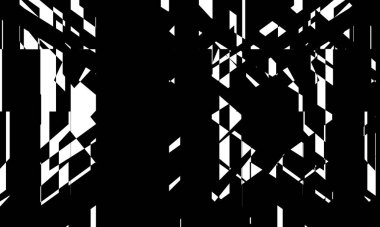 Operasyon sanatındaki çarpık desenler göz yanılsamasını büyülüyor.