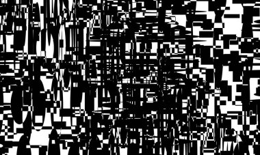 Optik illüzyonlu şablon op sanatı. Orijinal monokrom duvar kağıdı.