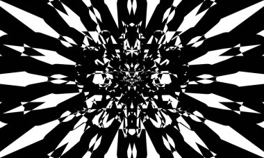 Modern tasarım için dinamik ve çarpıtılmış desen orijinal operasyon sanatı