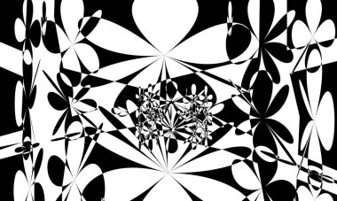 Tasarım için gizemli siyah desenler mistik duvar kağıtları