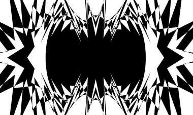 Optik illüzyonlu kalıp op sanatı. Orijinal tek renkli duvar kağıdı yaratıcı tasarımı.